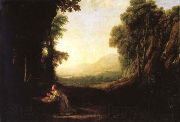 Claude Lorrain Landscape with a the Penitent Magdalen Norge oil painting art